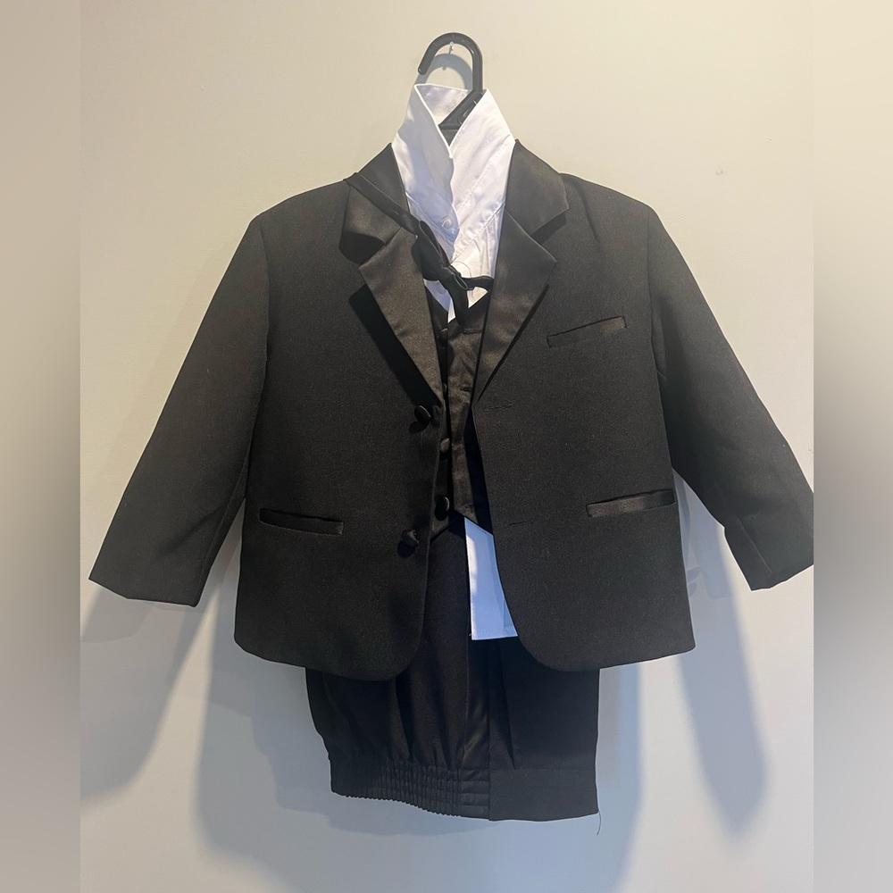 Toddler size 3T five piece Tuxedo